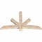 Ekena Millwork Alberta Smooth Timber Gable Bracket, Douglas Fir, 72"W x 45"H x 3 1/2"D x 5 1/2"F, 15/12 Pitch GBW072X45X0406ALB00SDF - alternate 4